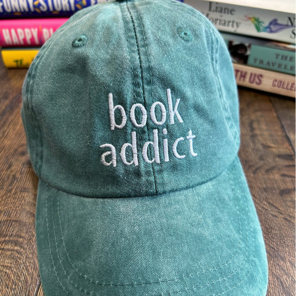 Book Addict Embroidered Baseball Hat