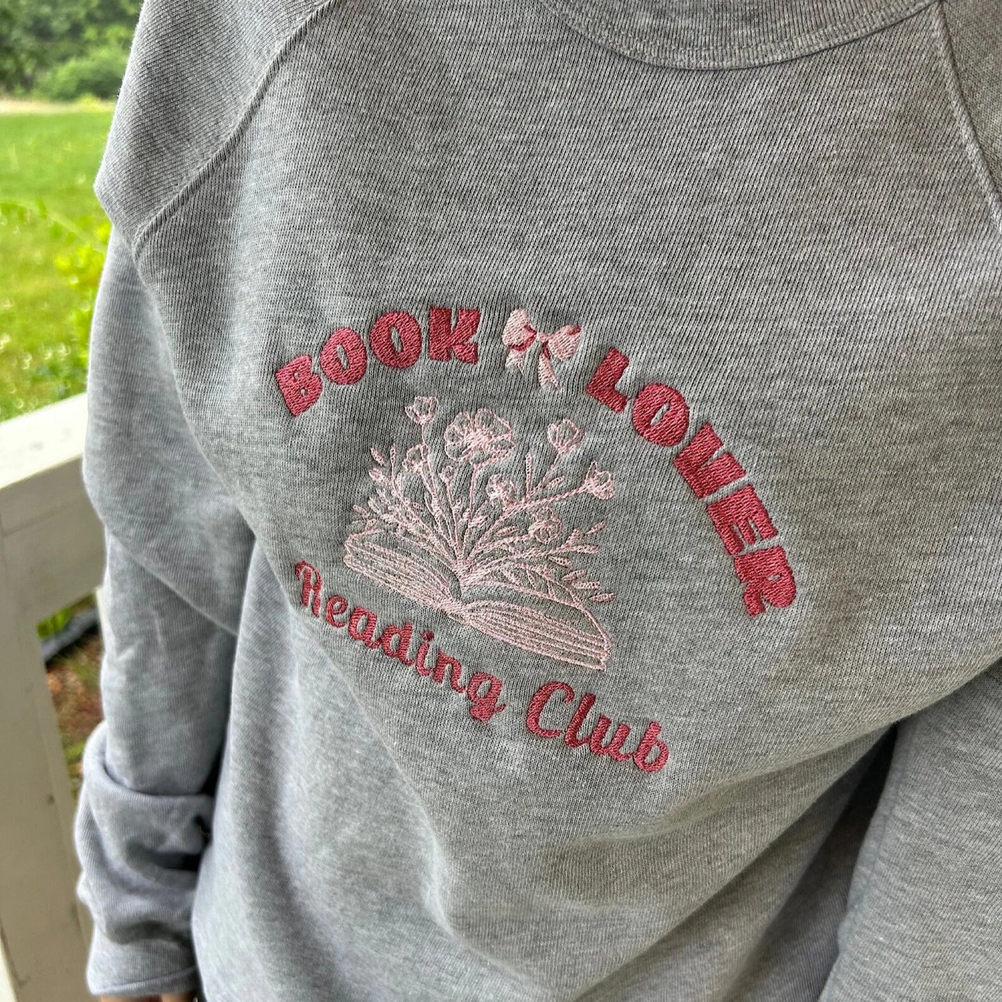 Book Lover Reading Club Crewneck Bella & Canvas Sweatshirt