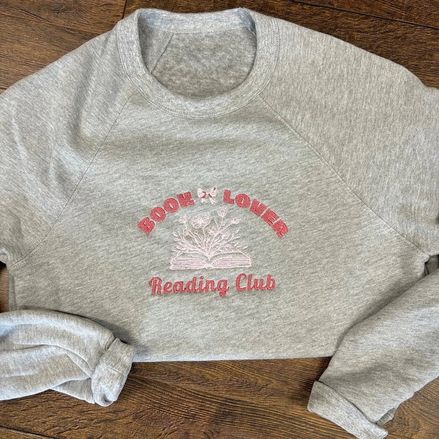 Book Lover Reading Club Crewneck Bella & Canvas Sweatshirt