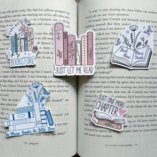 Book Lover Sticker Pack